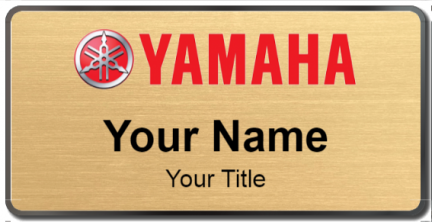 Custom name badges for Yamaha