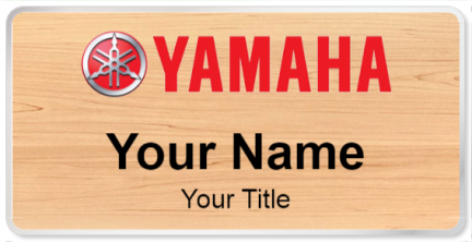 Custom name badges for Yamaha