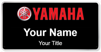 Custom name badges for Yamaha