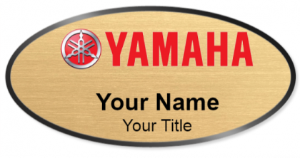 Custom name badges for Yamaha