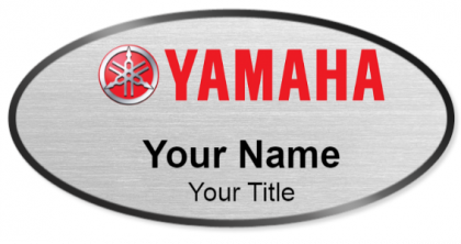 Custom name badges for Yamaha