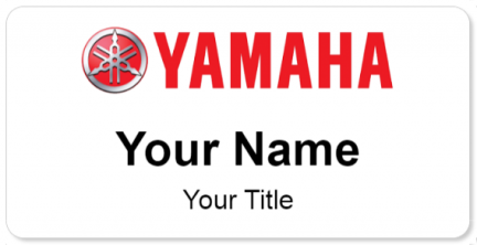 Custom name badges for Yamaha