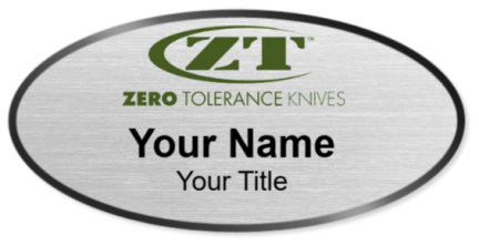 Custom name badges for Zero Tolerance Knives
