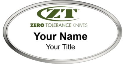 Custom name badges for Zero Tolerance Knives