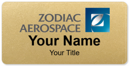 Custom name badges for Zodiac Aerospace