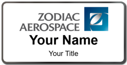 Custom name badges for Zodiac Aerospace
