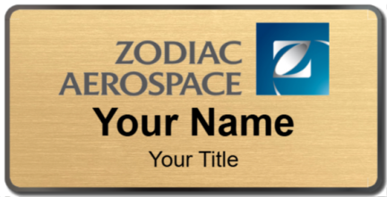 Custom name badges for Zodiac Aerospace