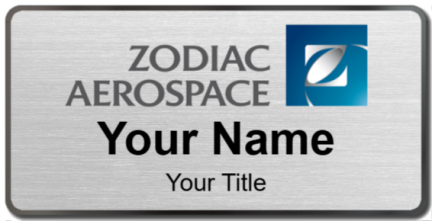 Custom name badges for Zodiac Aerospace