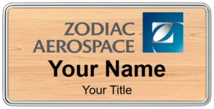 Custom name badges for Zodiac Aerospace
