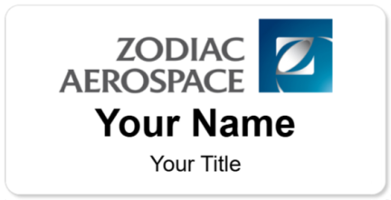 Custom name badges for Zodiac Aerospace