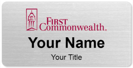 Custom name badges for First Commonwealth