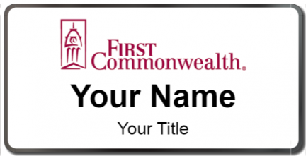 Custom name badges for First Commonwealth