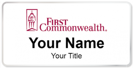 Custom name badges for First Commonwealth