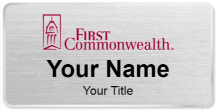 Custom name badges for First Commonwealth