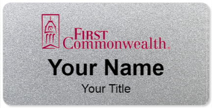 Custom name badges for First Commonwealth
