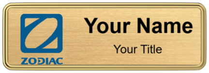 Custom name badges for Zodiac Boats