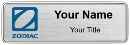 Custom name badges for Zodiac Boats
