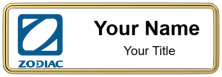 Custom name badges for Zodiac Boats