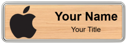 Custom name badges for Apple