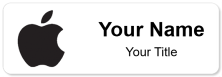 Custom name badges for Apple