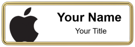 Custom name badges for Apple