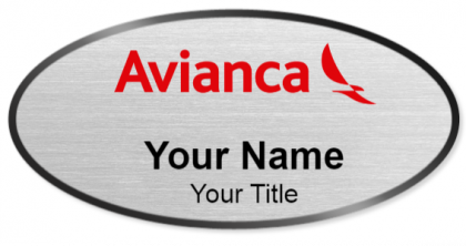 Custom name badges for Avianca