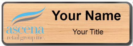Custom name badges for Ascena Retail Group