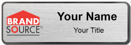 Custom name badges for Brand Source
