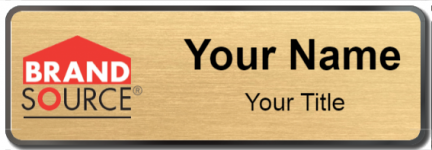 Custom name badges for Brand Source
