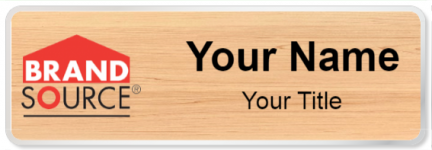 Custom name badges for Brand Source