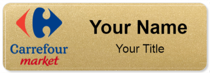 Custom name badges for Carrefour Market