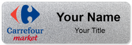 Custom name badges for Carrefour Market