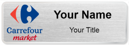Custom name badges for Carrefour Market