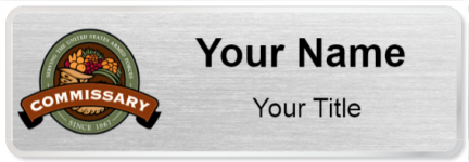 Custom name badges for Defense Commissary Agency