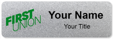 Custom name badges for First Union