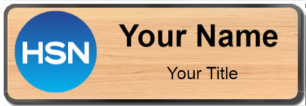 Custom name badges for Home Shopping Network