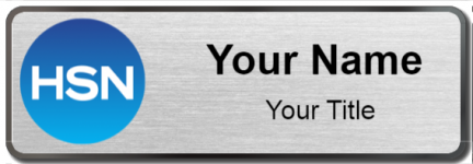 Custom name badges for Home Shopping Network