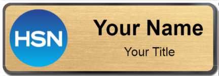 Custom name badges for Home Shopping Network