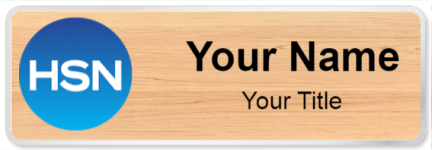 Custom name badges for Home Shopping Network