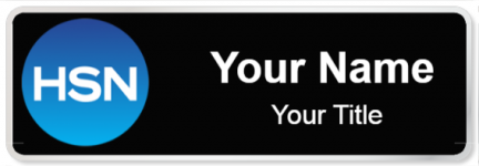 Custom name badges for Home Shopping Network
