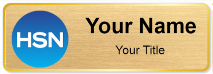 Custom name badges for Home Shopping Network