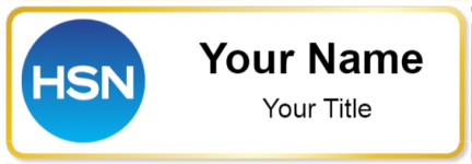 Custom name badges for Home Shopping Network