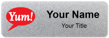 Custom name badges for Yum Brands