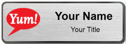 Custom name badges for Yum Brands