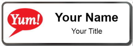 Custom name badges for Yum Brands
