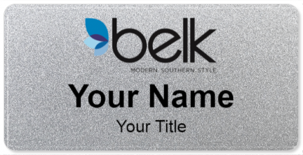 Custom name badges for Belk Inc