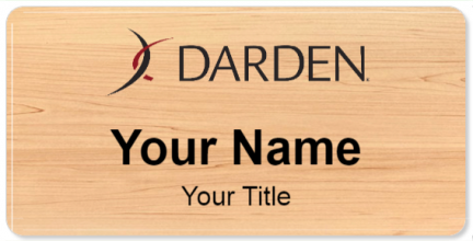 Custom name badges for Darden Restaurants