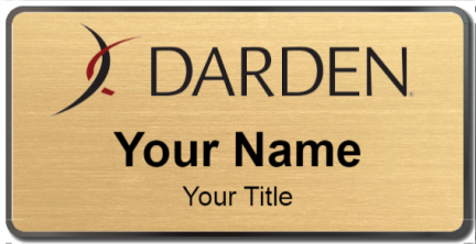 Custom name badges for Darden