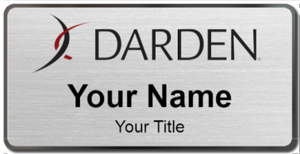 Custom name badges for Darden