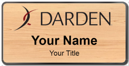 Custom name badges for Darden